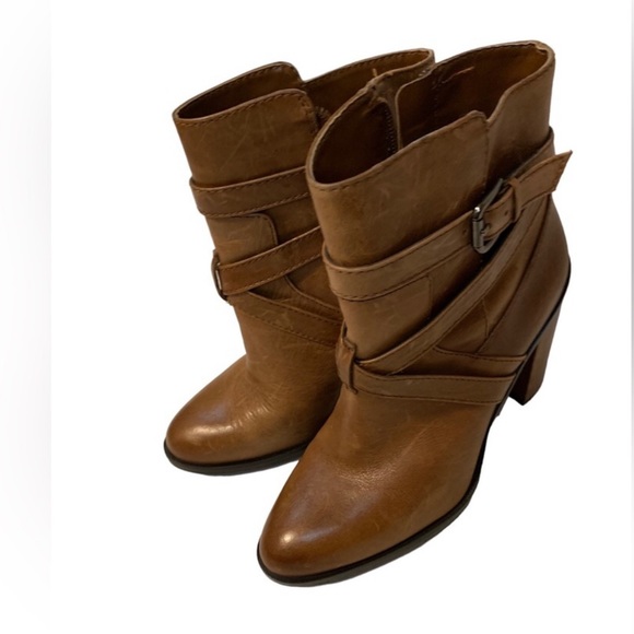 Leather Brown Ankle Boots - Picture 1 of 3